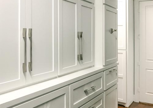 White Cabinet Installation